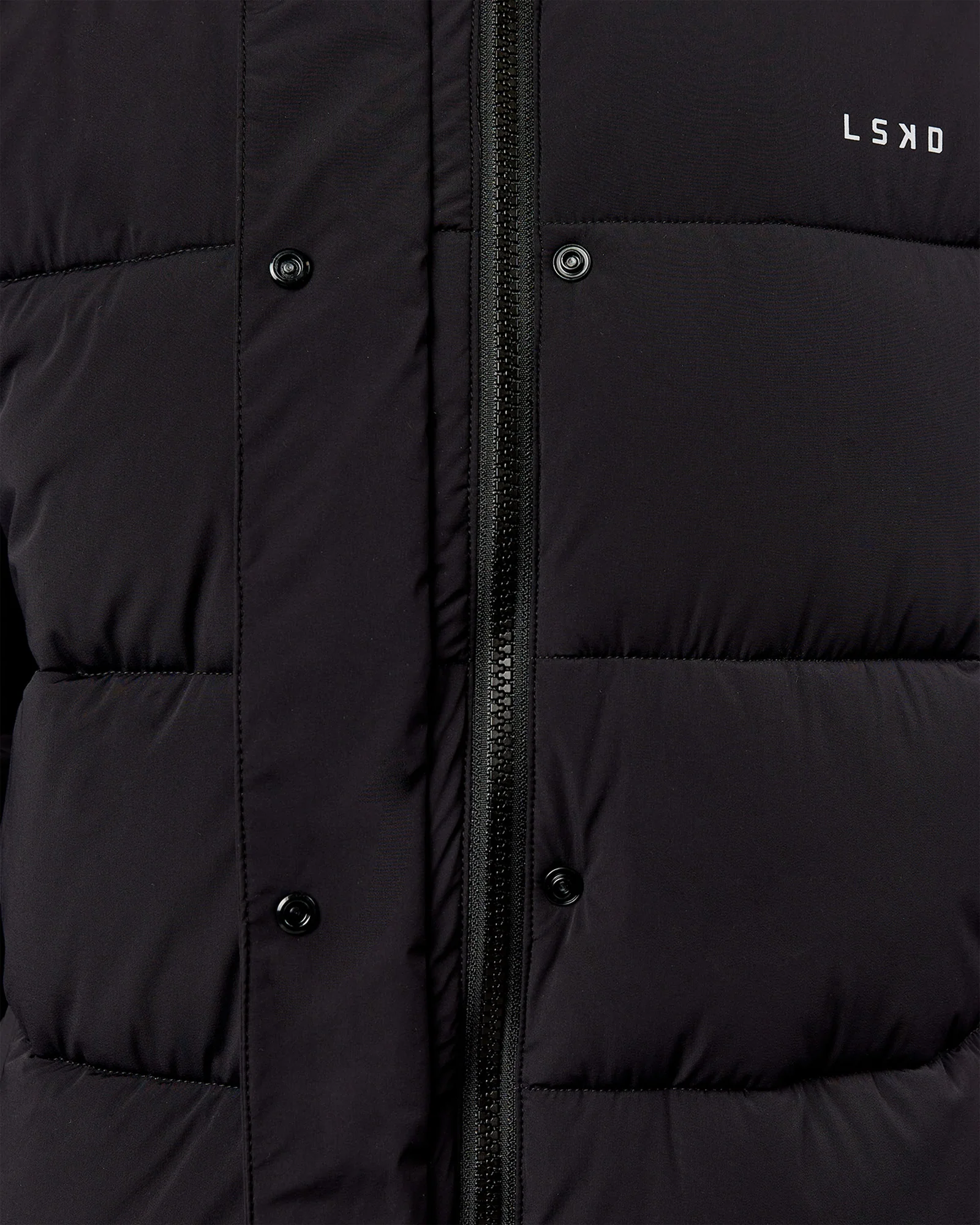 Go-To Puffer Long Jacket - Black