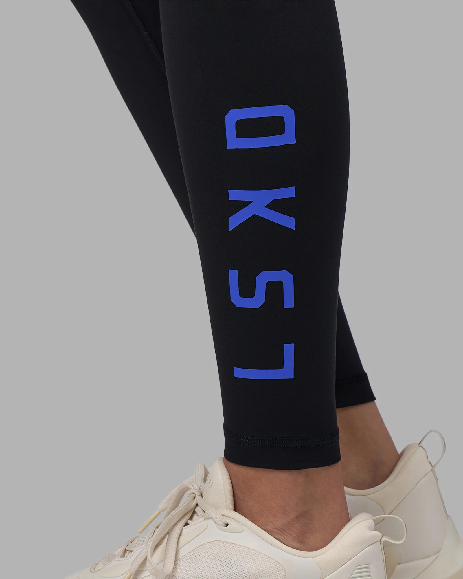 Rep Ultra High-Rise Full Length Legging Pockets - Black-Power Cobalt