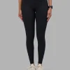 Rep Ultra High-Rise Full Length Legging Pockets - Black-Power Cobalt