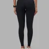 Rep Ultra High-Rise Full Length Legging Pockets - Black-Power Cobalt