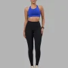 Rep Ultra High-Rise Full Length Legging Pockets - Black-Power Cobalt