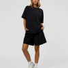 Memory In Motion Heavyweight Oversized Tee - Black Washed