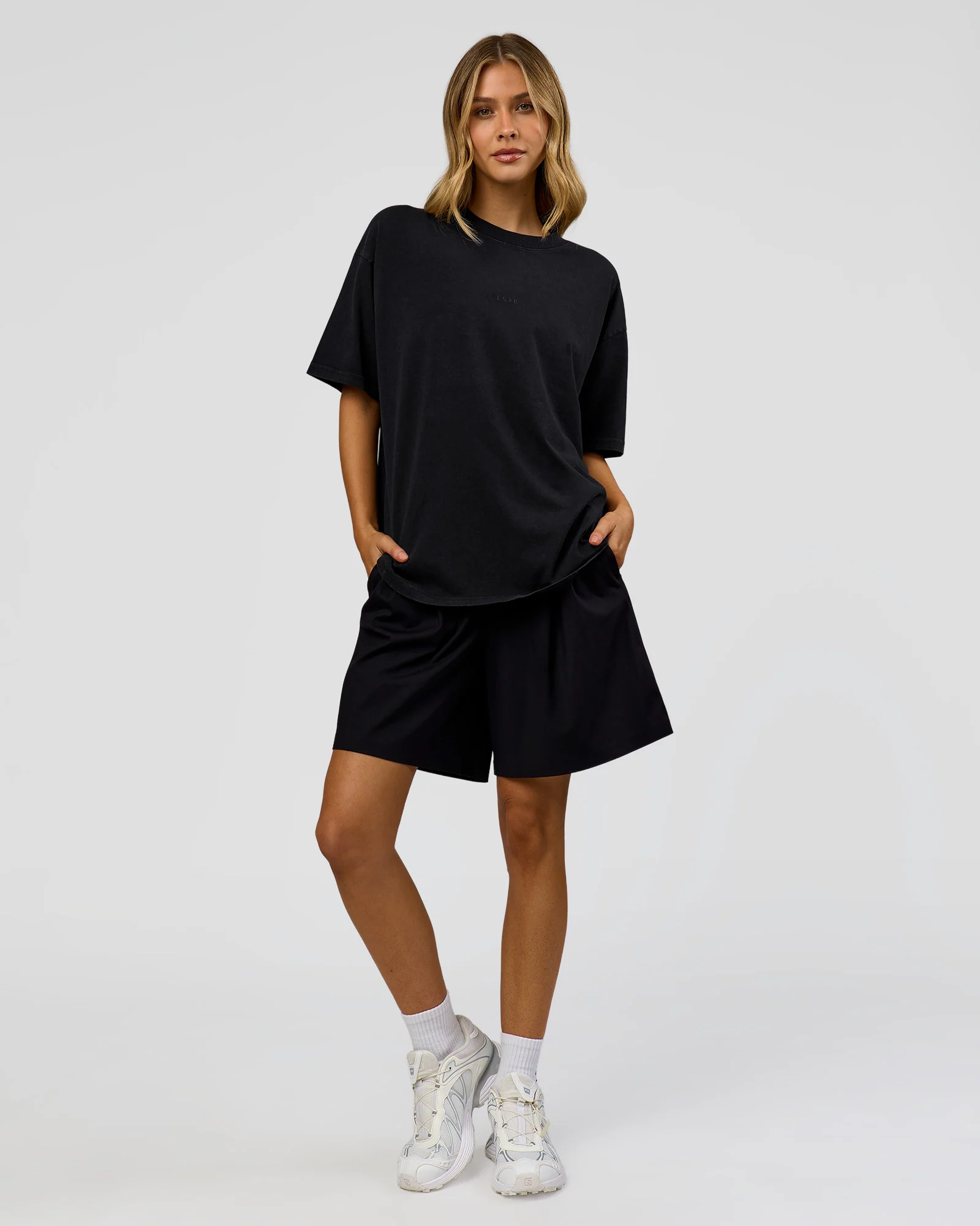 Memory In Motion Heavyweight Oversized Tee - Black Washed