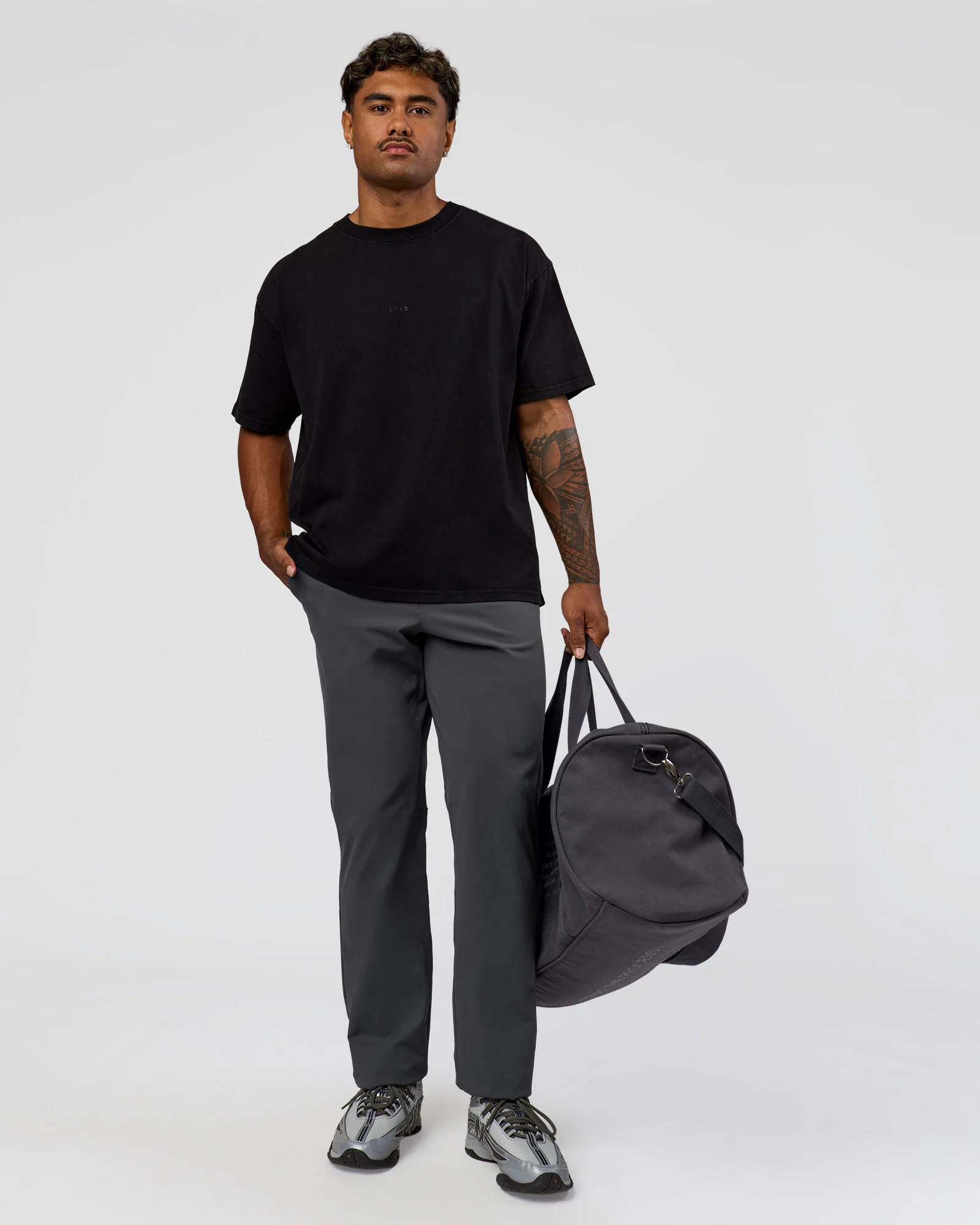 Memory In Motion Heavyweight Oversized Tee - Black Washed