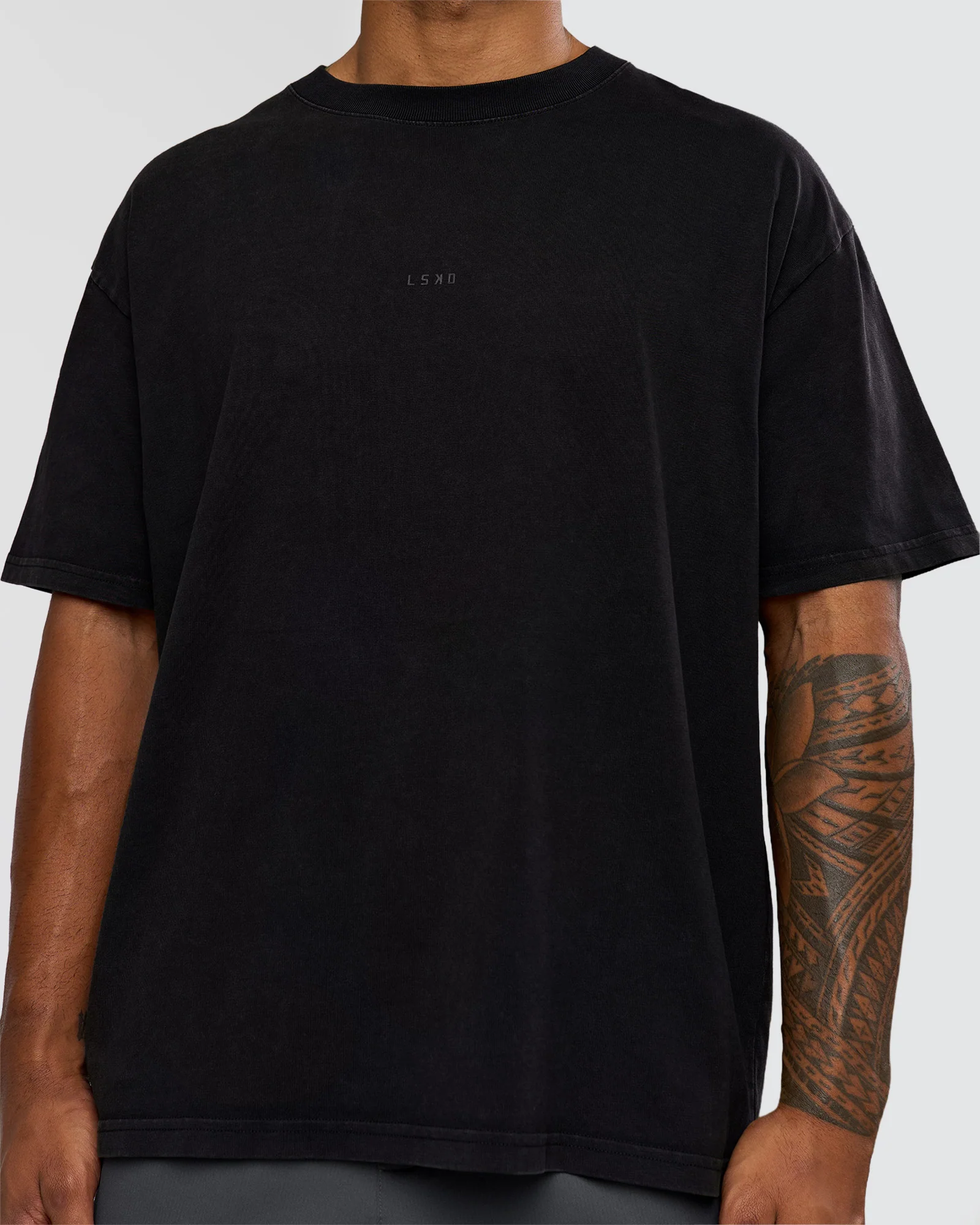 Memory In Motion Heavyweight Oversized Tee - Black Washed