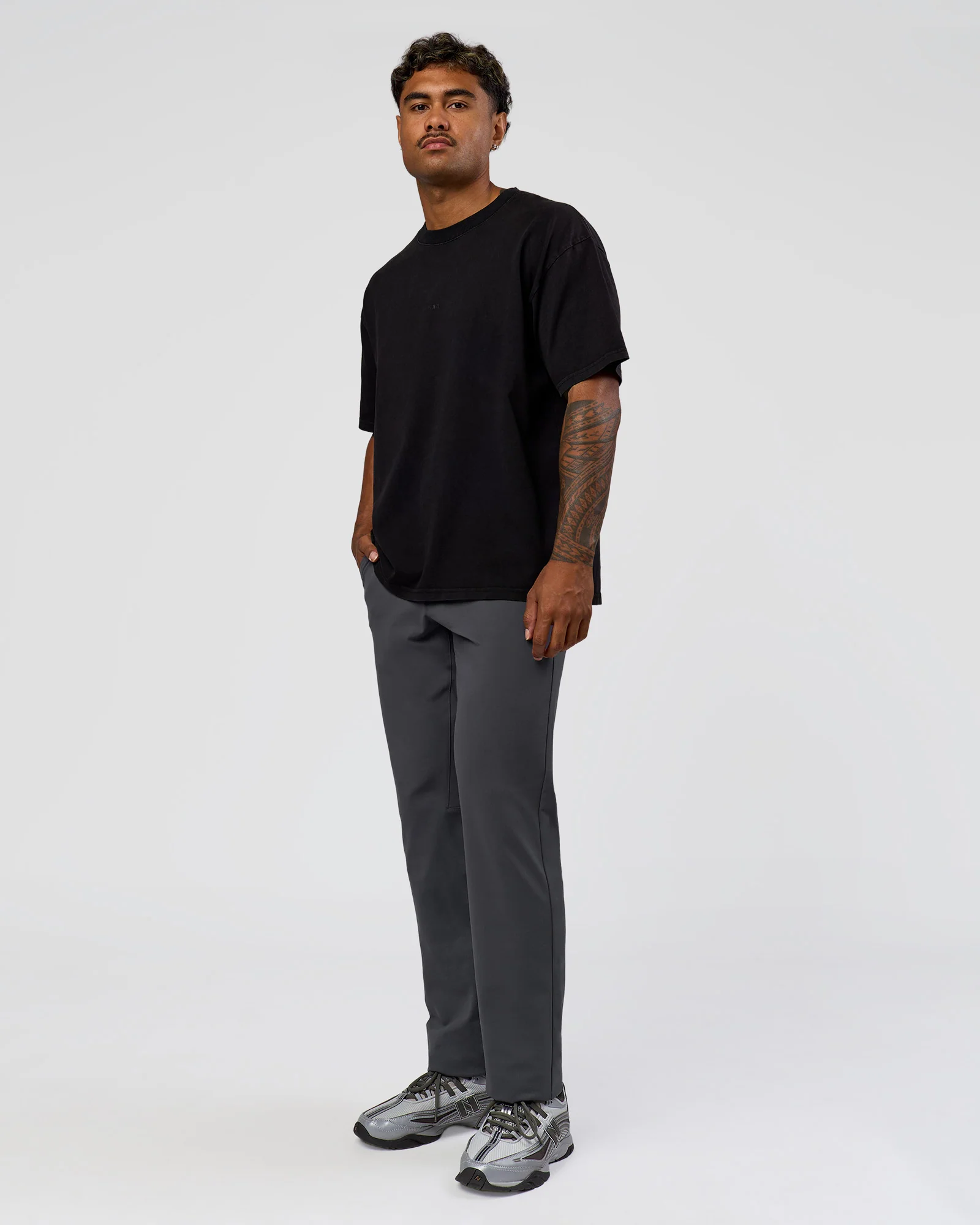 Memory In Motion Heavyweight Oversized Tee - Black Washed