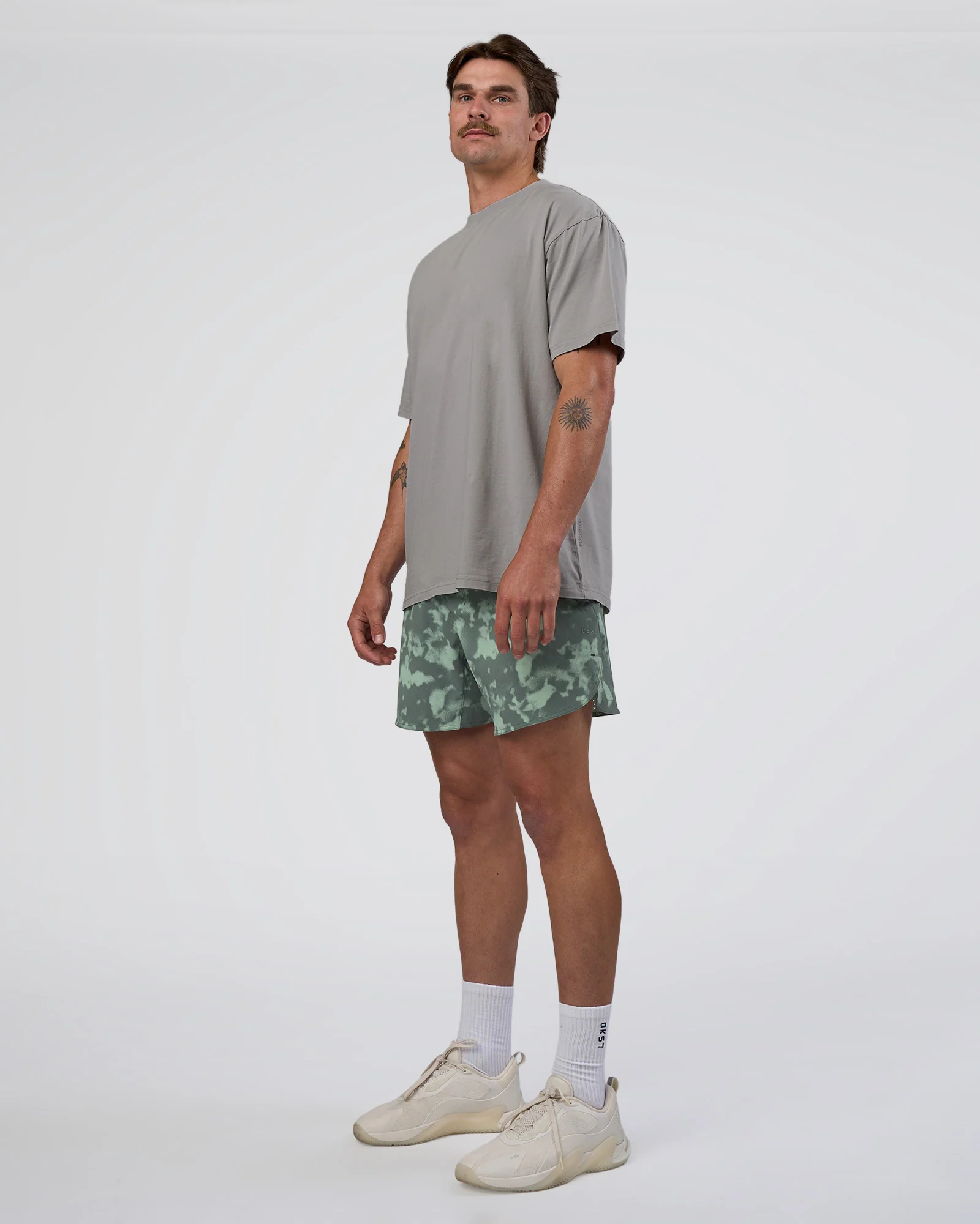 Lift 6" Short - Washed Camo Carbon