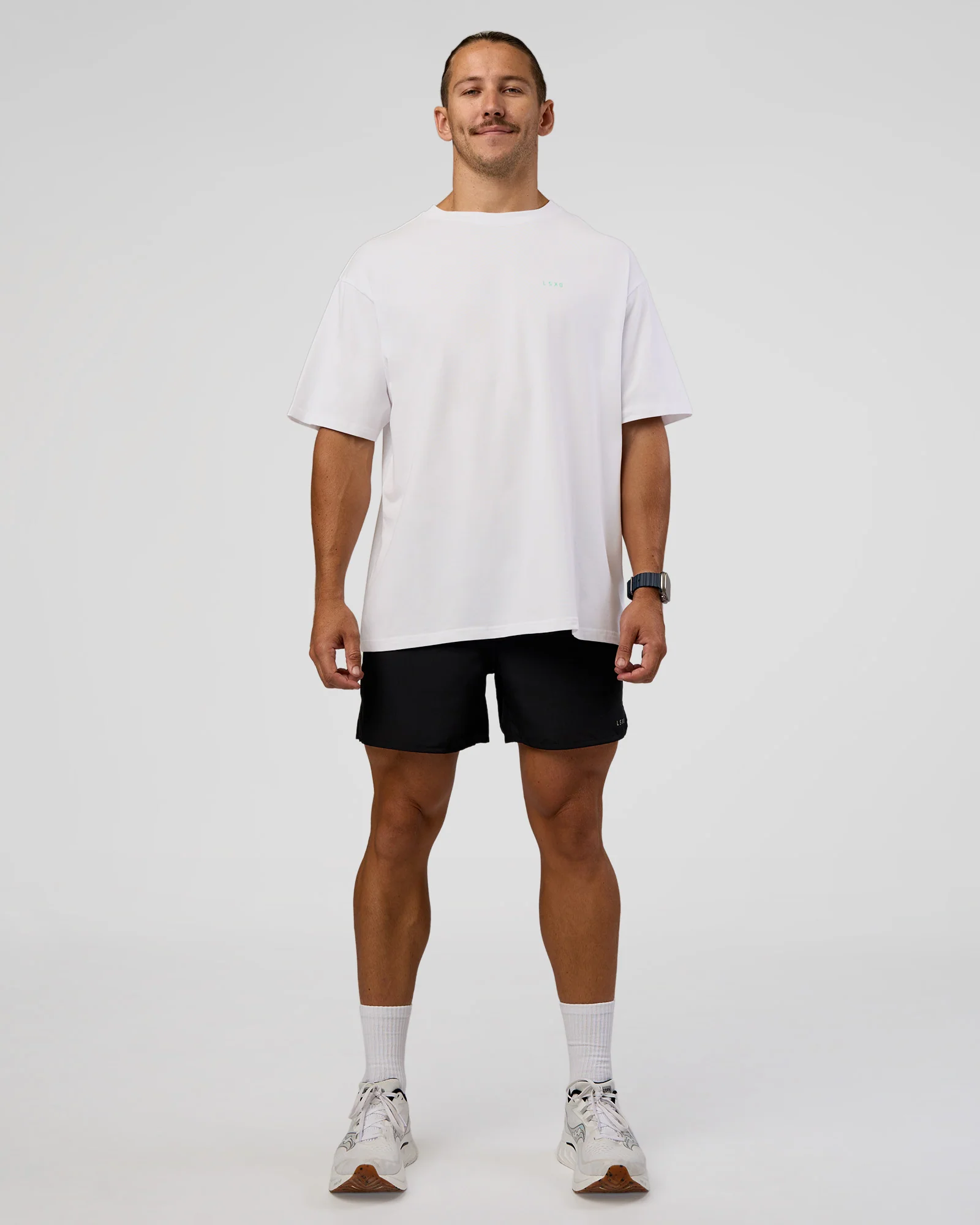 17424-high-run-flxcotton-oversized-tee-white-jelly-mint-10.webp High Run FLXCotton Oversized Tee - White-Jelly Mint