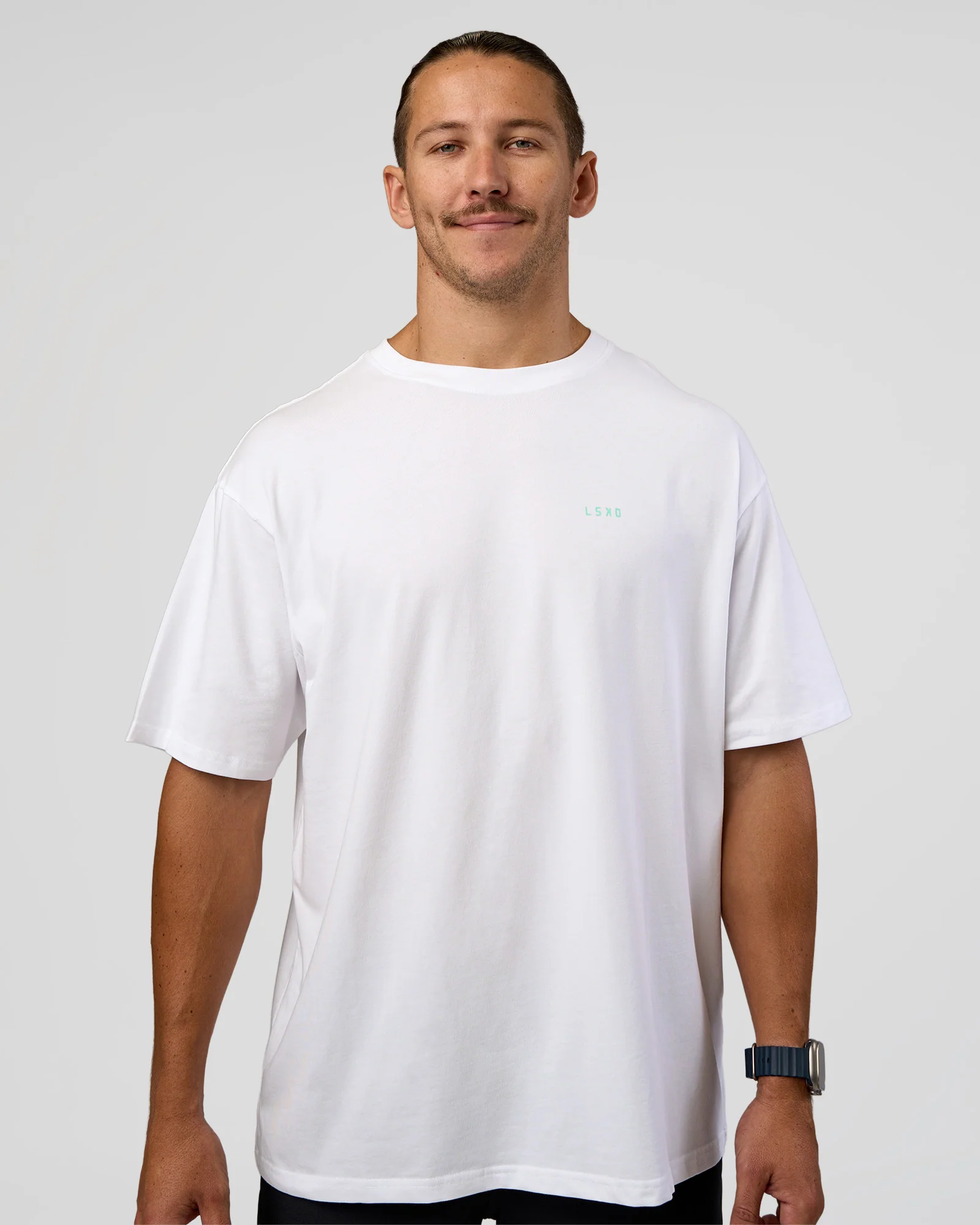 17424-high-run-flxcotton-oversized-tee-white-jelly-mint-3.webp High Run FLXCotton Oversized Tee - White-Jelly Mint