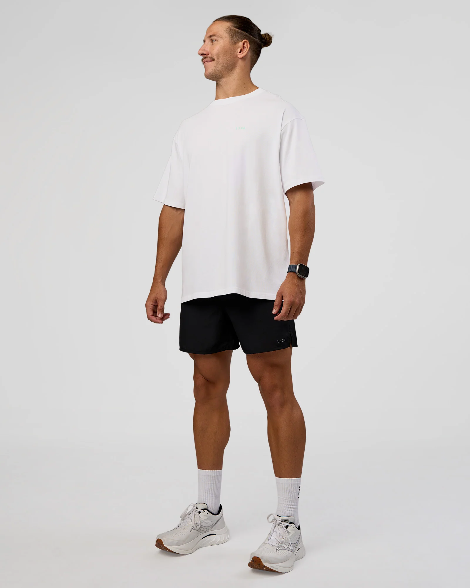 17424-high-run-flxcotton-oversized-tee-white-jelly-mint-6.webp High Run FLXCotton Oversized Tee - White-Jelly Mint