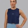 17451-go-to-flxcotton-tank-future-navy-white-6.webp Go-To FLXCotton Tank - Future Navy-White