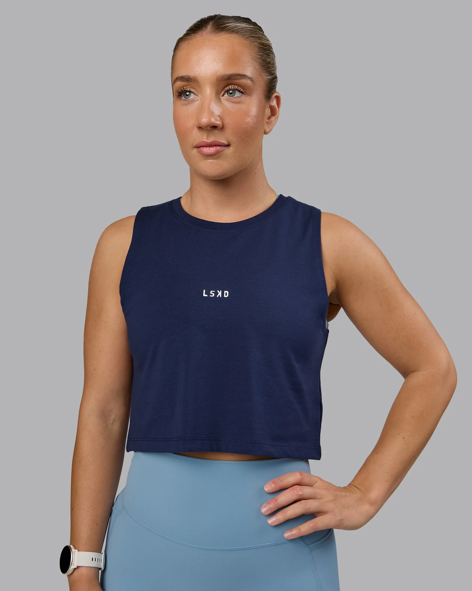17451-go-to-flxcotton-tank-future-navy-white-6.webp Go-To FLXCotton Tank - Future Navy-White