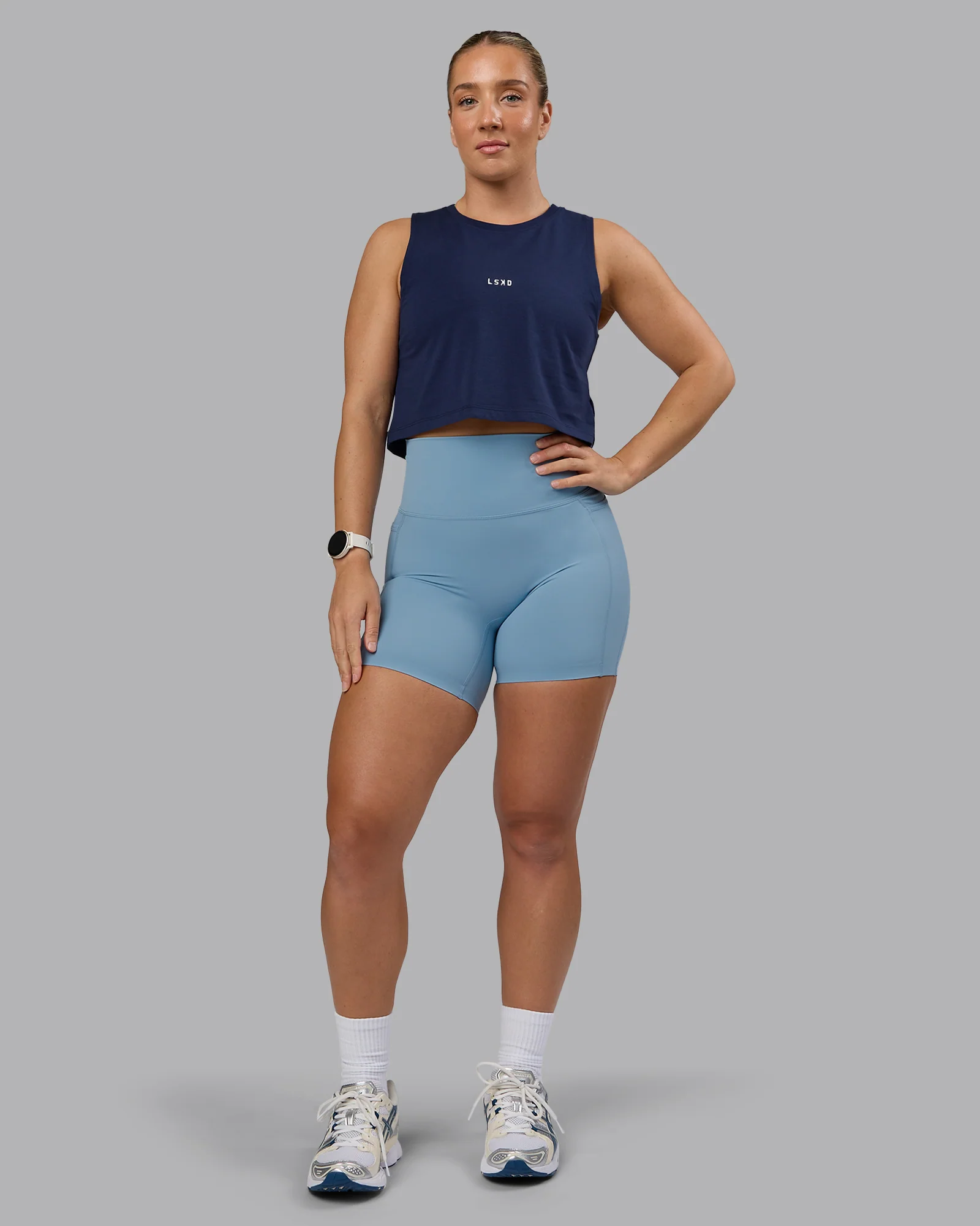 17451-go-to-flxcotton-tank-future-navy-white-7.webp Go-To FLXCotton Tank - Future Navy-White