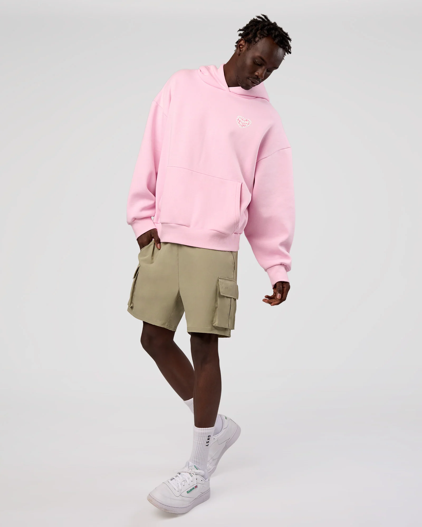 Love The Journey Unisex Oversized Hoodie - Marshmallow-White