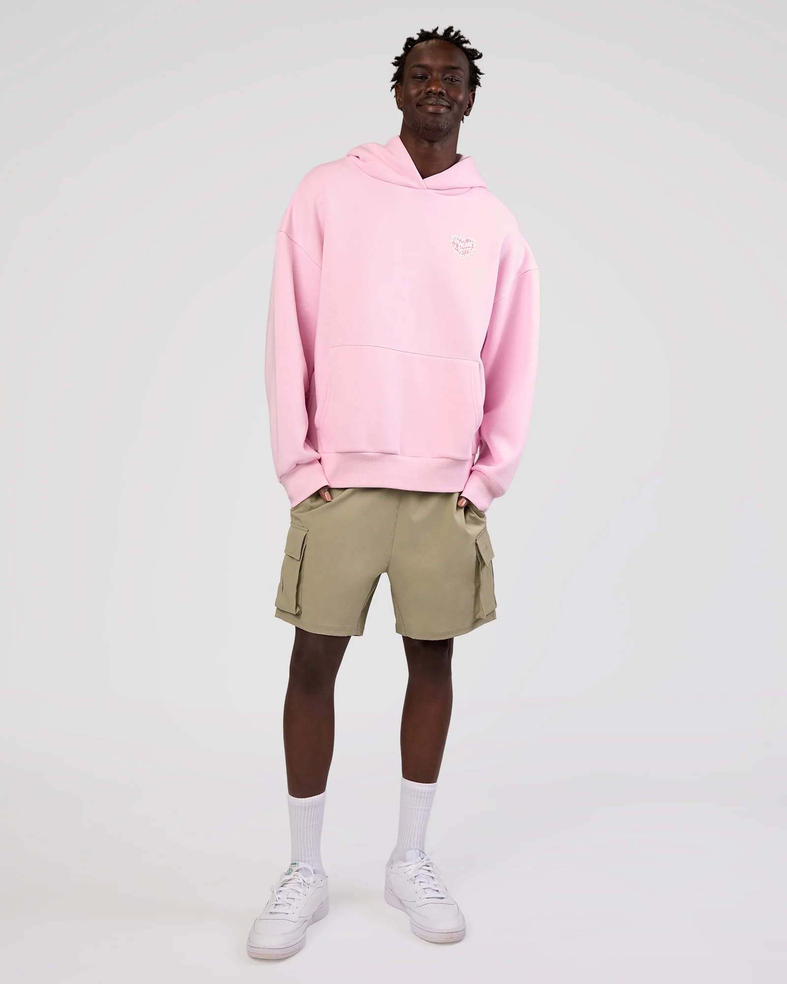 Love The Journey Unisex Oversized Hoodie - Marshmallow-White