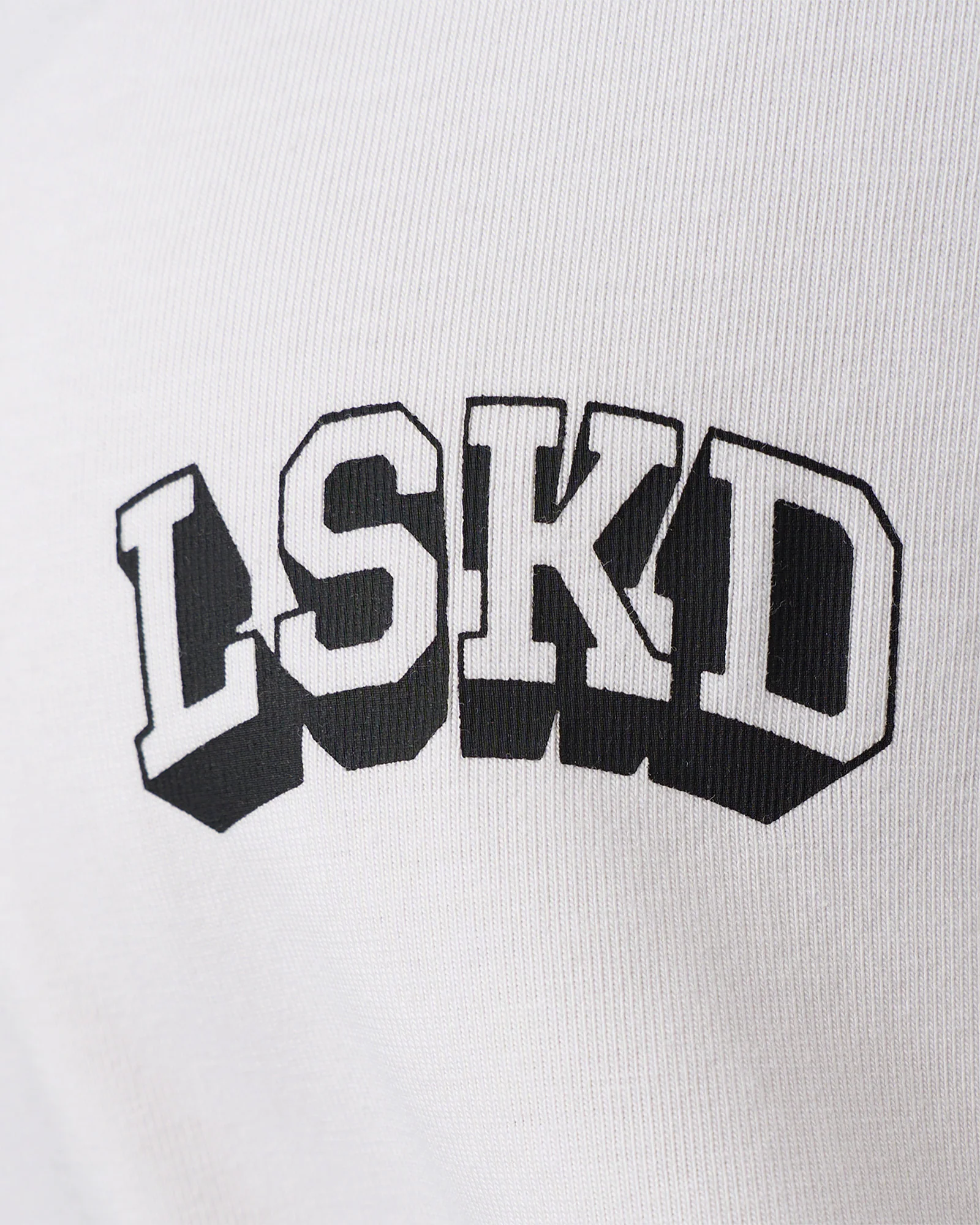 Grid FLXCotton Oversized Tee - White-Black