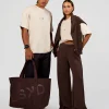CF Unisex Oversized Heavyweight FLXCotton Tee - Clay-CF X LSKD Sport