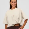 CF Unisex Oversized Heavyweight FLXCotton Tee - Clay-CF X LSKD Sport