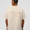 CF Unisex Oversized Heavyweight FLXCotton Tee - Clay-CF X LSKD Sport