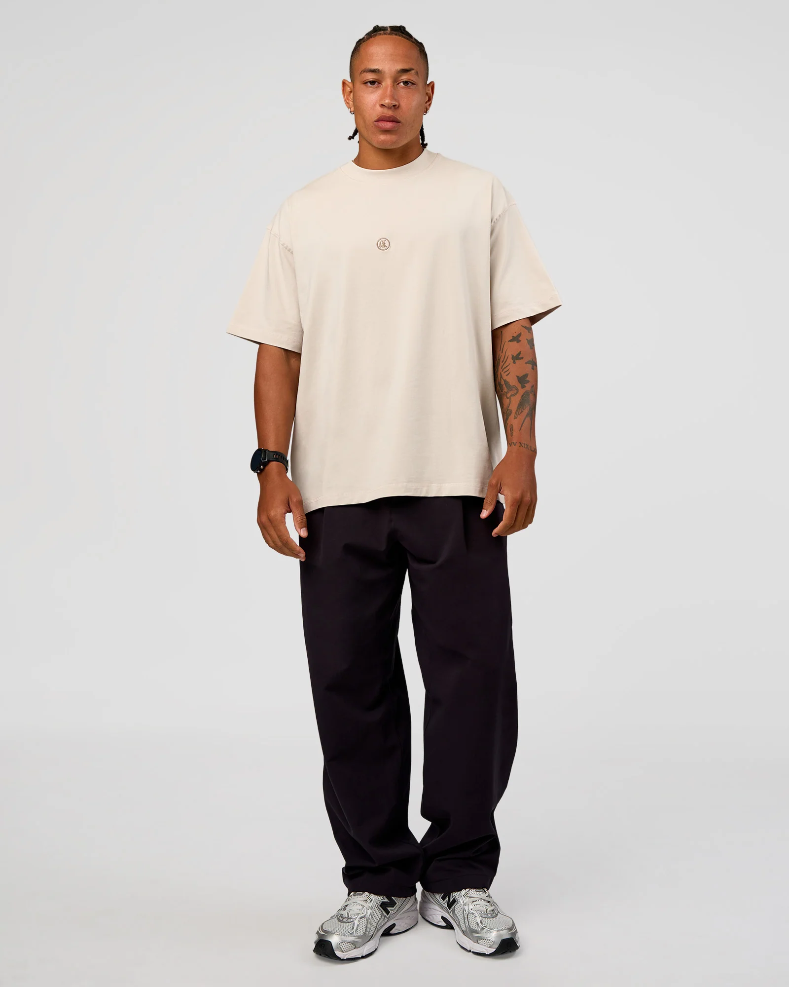 CF Unisex Oversized Heavyweight FLXCotton Tee - Clay-CF X LSKD Sport