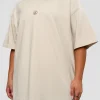 CF Unisex Oversized Heavyweight FLXCotton Tee - Clay-CF X LSKD Sport