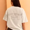 CF Unisex Oversized Heavyweight FLXCotton Tee - Clay-CF X LSKD Sport