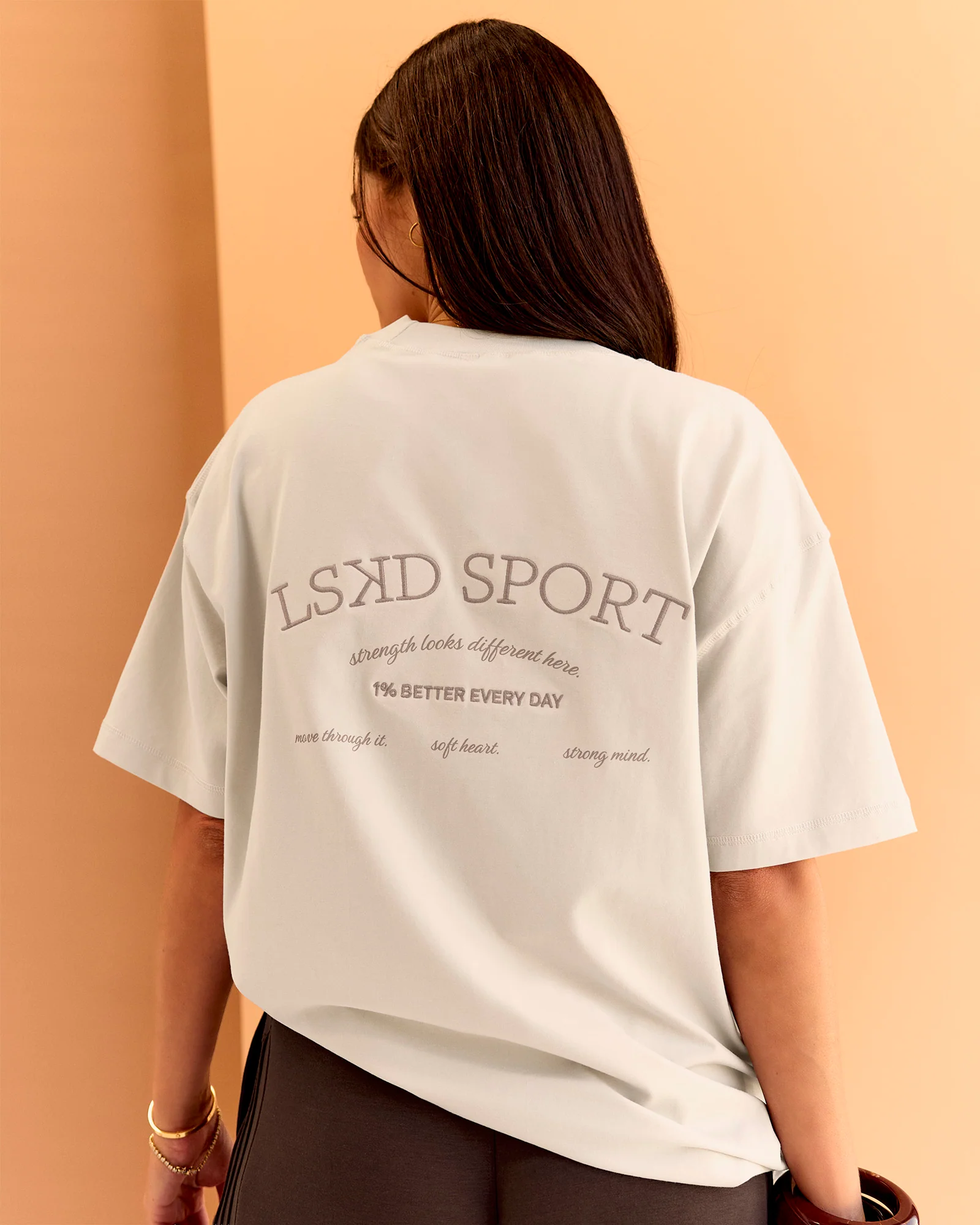 CF Unisex Oversized Heavyweight FLXCotton Tee - Clay-CF X LSKD Sport