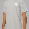 Inferno Journey FLXCotton Oversized Tee - Digital Mist Washed-White