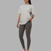 Inferno Journey FLXCotton Oversized Tee - Digital Mist Washed-White