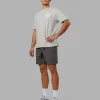 Inferno Journey FLXCotton Oversized Tee - Digital Mist Washed-White