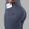 Rep Ultra High-Rise Full Length Legging Pockets - Night Shadow-White