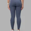 Rep Ultra High-Rise Full Length Legging Pockets - Night Shadow-White