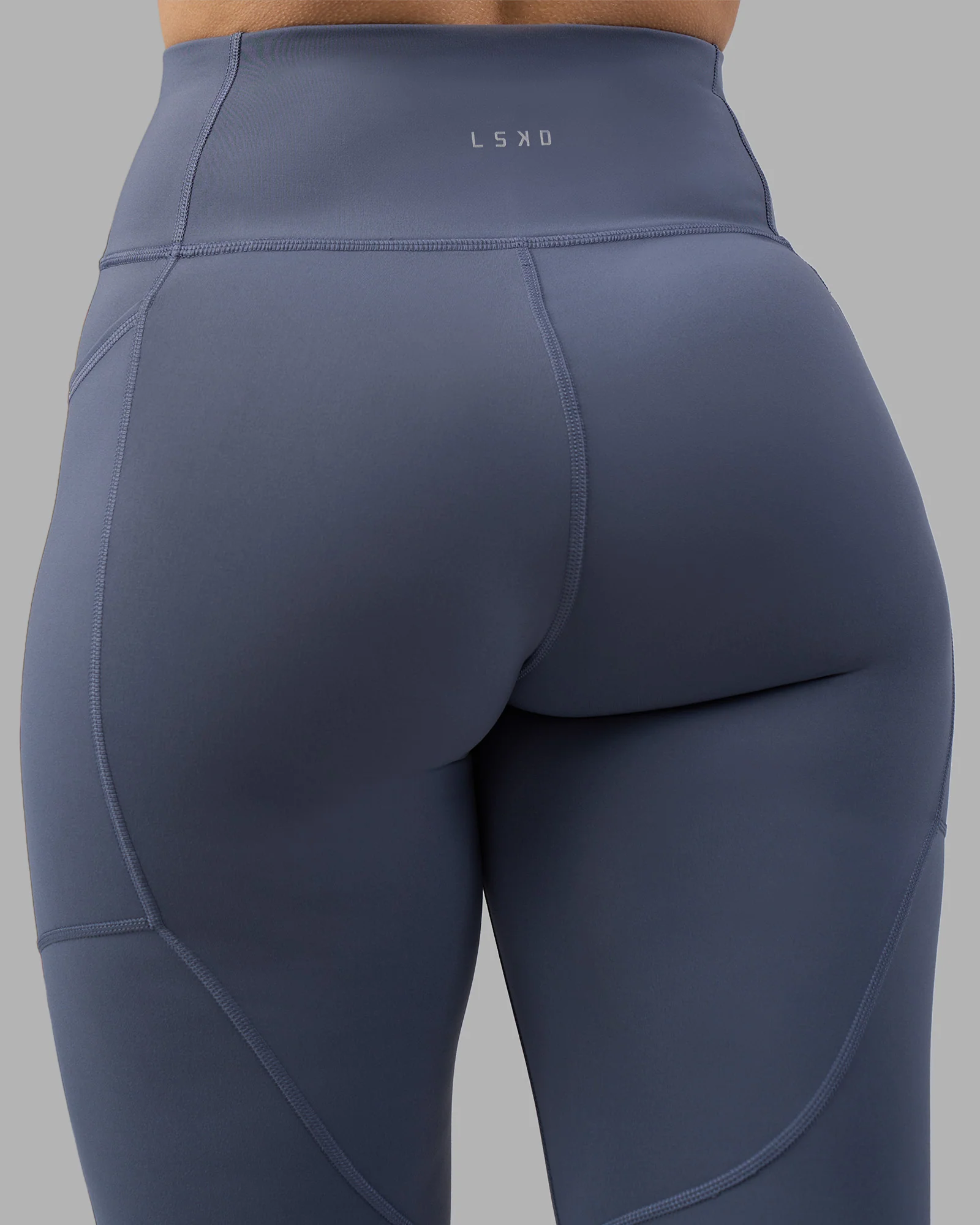Rep Ultra High-Rise Full Length Legging Pockets - Night Shadow-White