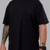 So Cal 24 FLXCotton Oversize Tee - Black-Beacon Orange