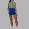 Genesis Layered Sports Bra - Agate Green