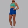 Genesis Layered Sports Bra - Agate Green