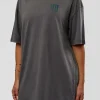 Inferno Journey FLXCotton Oversized Tee - Dark Storm Washed-Iceberg Green