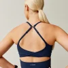 Twist Tank With Shelf Bra - Future Navy
