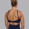 Twist Tank With Shelf Bra - Future Navy