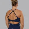 Twist Tank With Shelf Bra - Future Navy