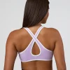 Luminous Sports Bra - Pale Lilac-White