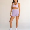 Luminous Sports Bra - Pale Lilac-White