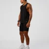 Cadence Run Club Script Values Tank - Black-Palace Blue
