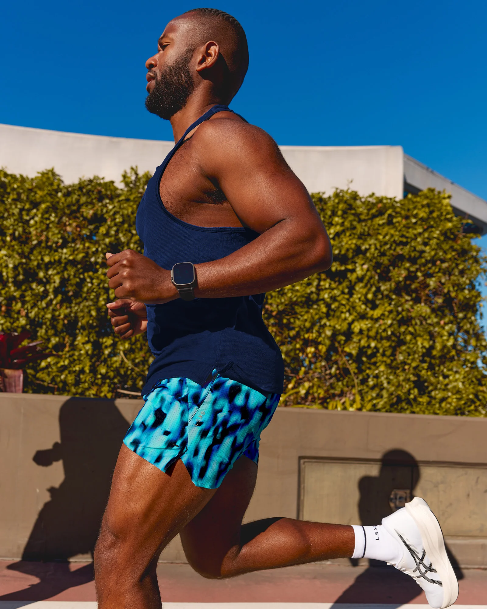 Pace Running Tank - Midnight Blue