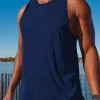 Pace Running Tank - Midnight Blue