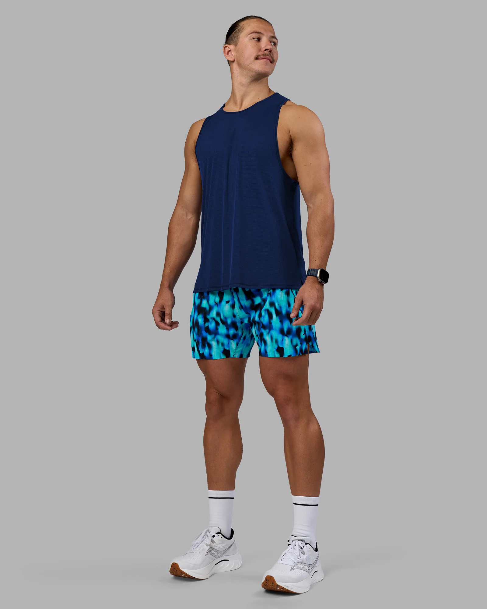 Pace Running Tank - Midnight Blue