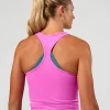 Flow Scoop Neck Performance Tank - Ultra Fuchsia