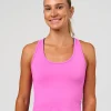 Flow Scoop Neck Performance Tank - Ultra Fuchsia