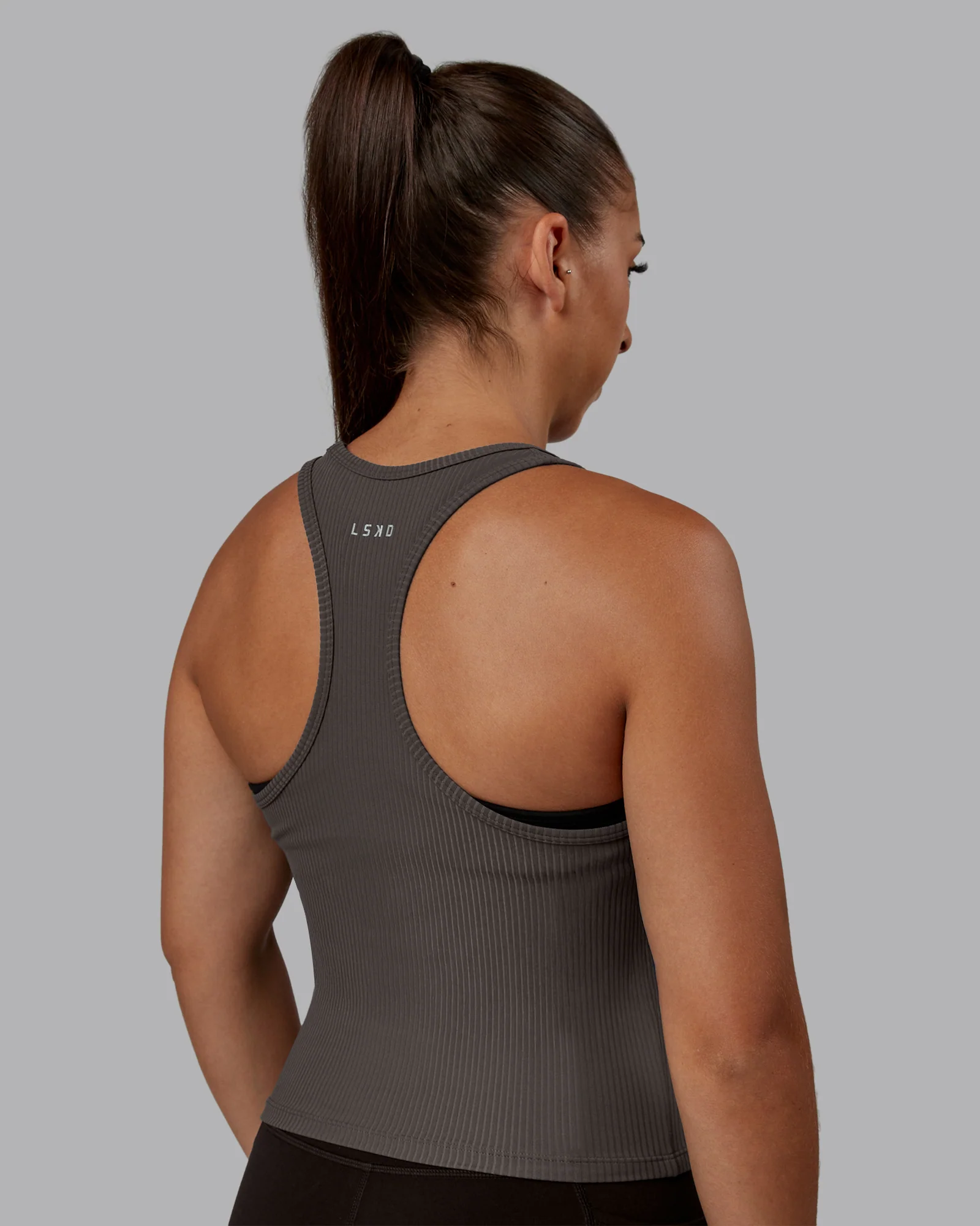 17905-push-high-neck-ribbed-tank-dark-storm-4.webp Push High Neck Ribbed Tank - Dark Storm