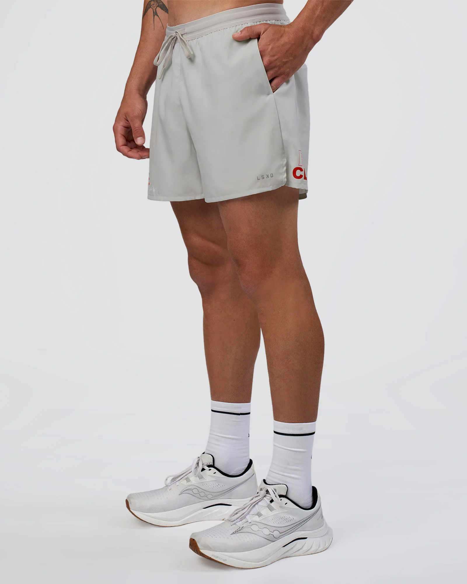Pace 5" Lined Running Short - Digital Mist-Flame